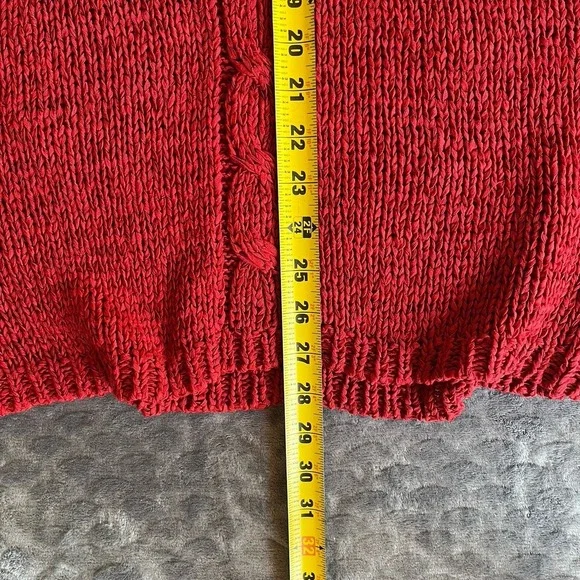 Liz Claiborne Women's Large Red Sleeveless Sweater Great Condition - Picture 6 of 7